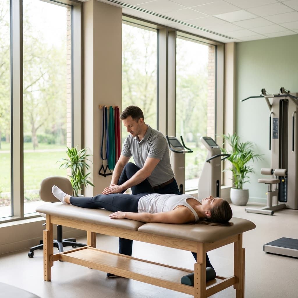 Physiotherapy session